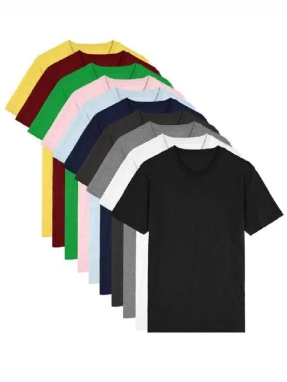 Kit 10 Camisetas Masculinas Basicas Cores Sortidas - Abafarto