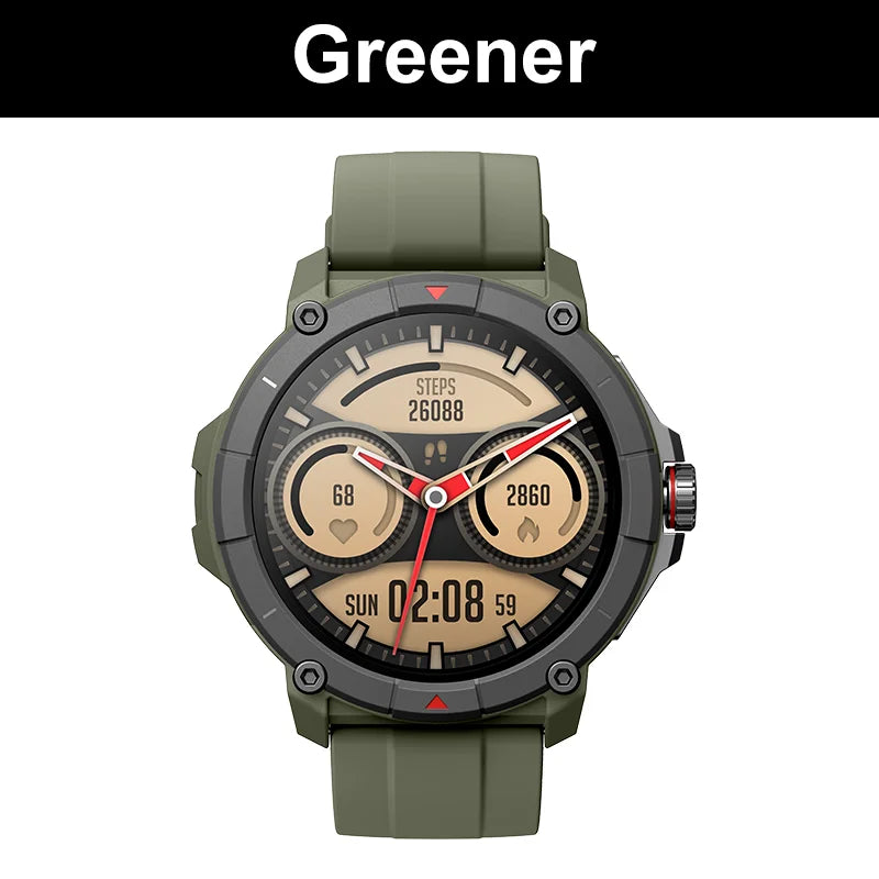 MASX Oasis X Premium GPS Smart Watch Alexa Ultra HD Display GPS integrado Hi-Fi Bluetooth Chamadas telefônicas Relógio esportivo de nível militar