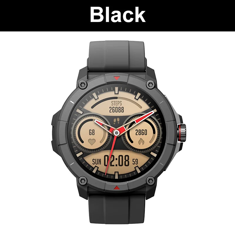 MASX Oasis X Premium GPS Smart Watch Alexa Ultra HD Display GPS integrado Hi-Fi Bluetooth Chamadas telefônicas Relógio esportivo de nível militar